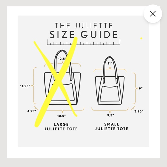 Pebbled Black Small Juliette Tote Bag - Picture 12 of 12